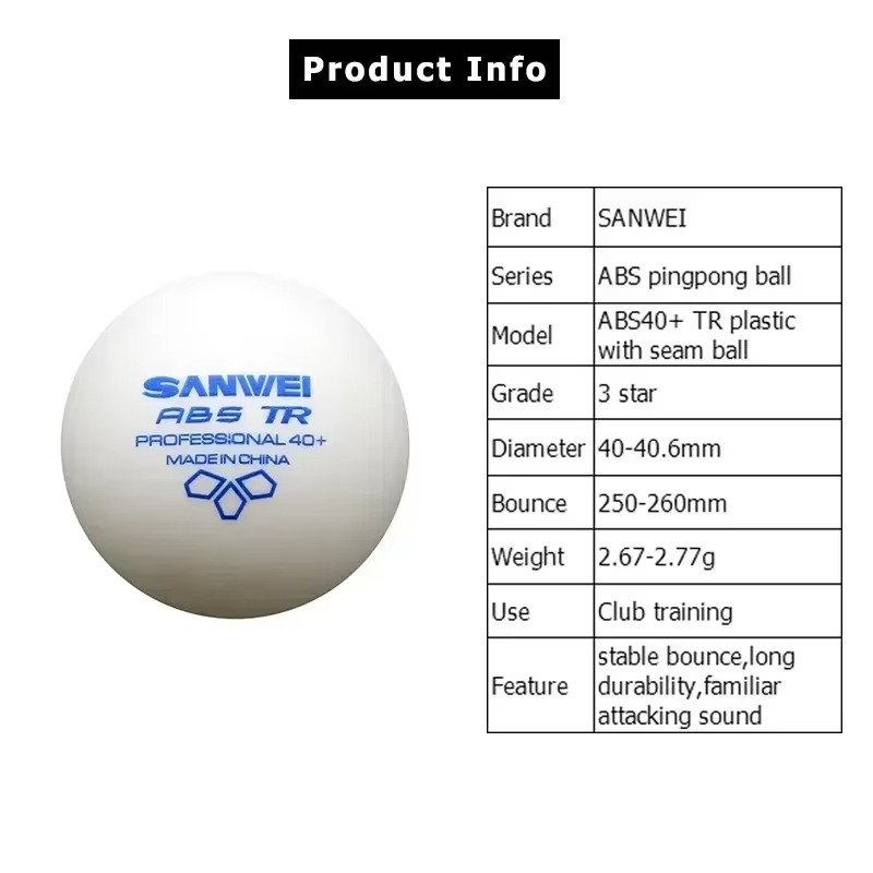 50/100 unidades de pelotas de  - Table Tennis Olympics reseña y precio